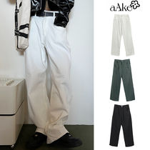 【AAKE】COZY WASHED WIDE PT