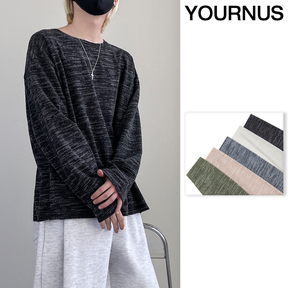 【YOURNUS】Radar Stripe Long Sleeve