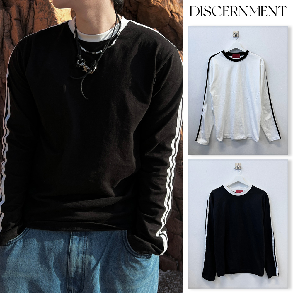 【DISCERNMENT】SS Track t-shirts (slim fit)