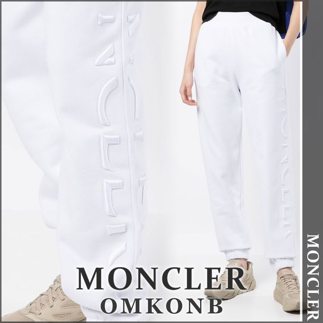 【国内発送・関税込】MONCLER サイドロゴエンボスパンツ