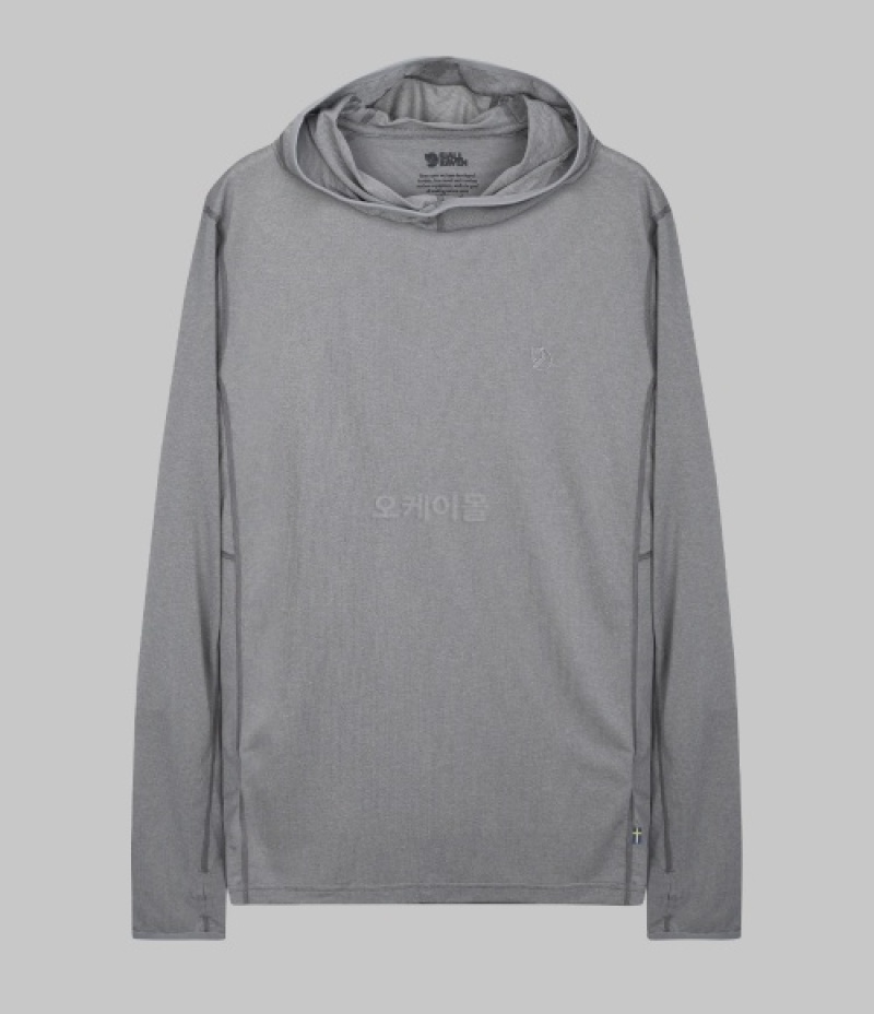 FJALLRAVEN｜ (ABISKO SUN-HOODIE M SHARK GREY (87199/016)