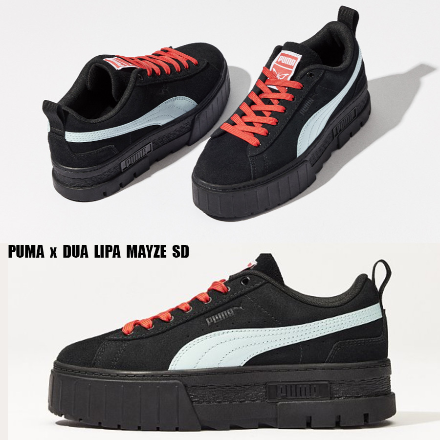 PUMA x DUA LIPA MAYZE SD★厚底★コラボ★BLACK-BLUE GLOW