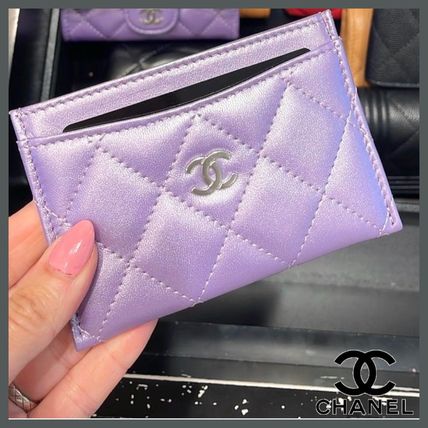 パープル(紫)系 CHANEL(シャネル) キーケース(レディース) カード
