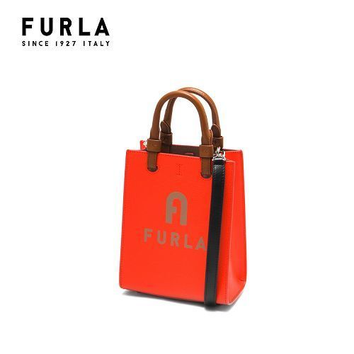 ☆FURLA☆ VARSITY STYLE Mini 2wayバッグ SPRITZ/GREIGE♪