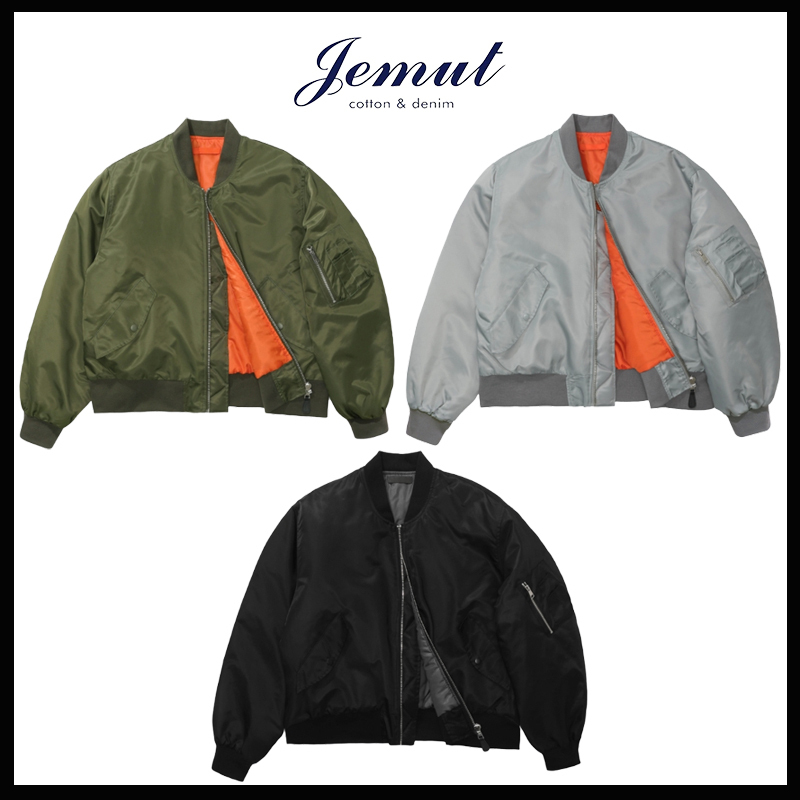 【JEMUT】Reach Over MA-1 Jacket★YHJK2269