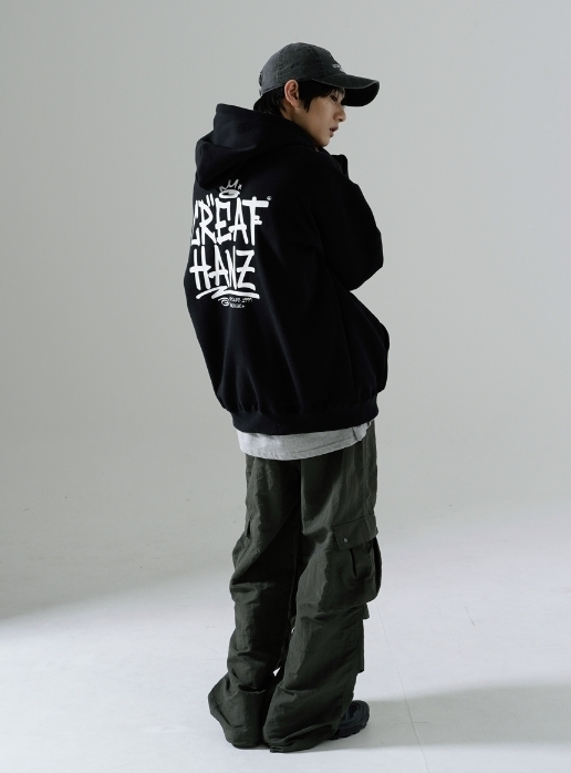 ★送料・関税込★PUNCHLINE★HANZ 裏起毛パーカー★ PUNCHLINE正規品☆23SS☆全4色☆HANZ 裏起毛パーカー (PUNCHLINE