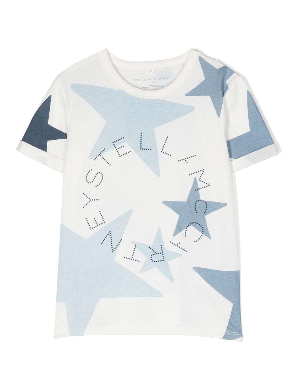 国内発送関税無】STELLA MCCARTNEY 星柄ロゴTシャツ (Stella