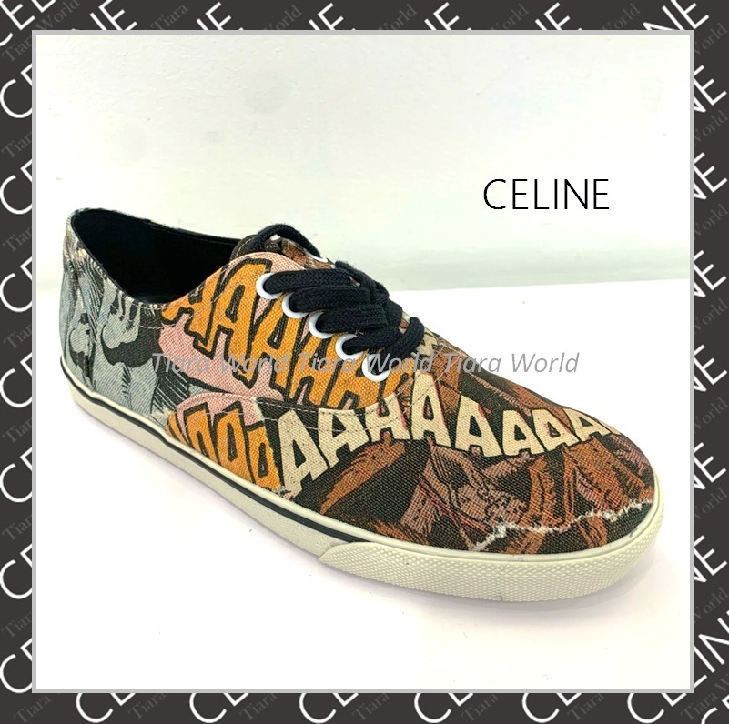 CELINE■コラボ ELLIOT ローカット AAH レースアップ スニーカー