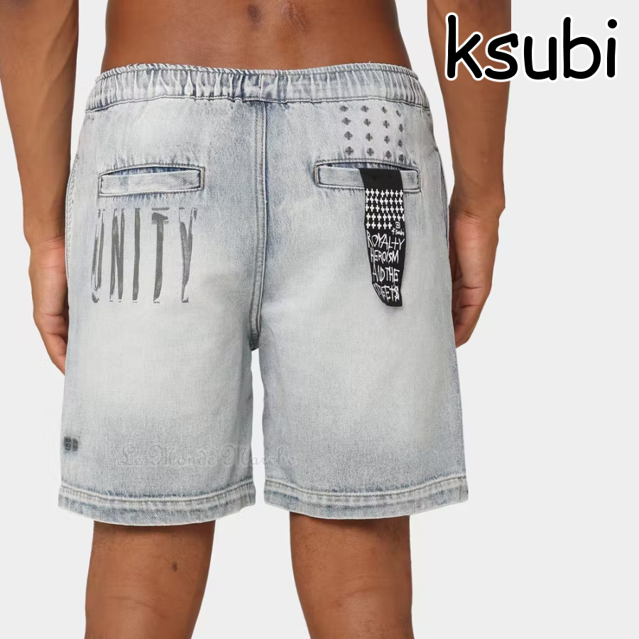 KSUBI】スビ デニムショートパンツ Walk Short Lovesik パンツ