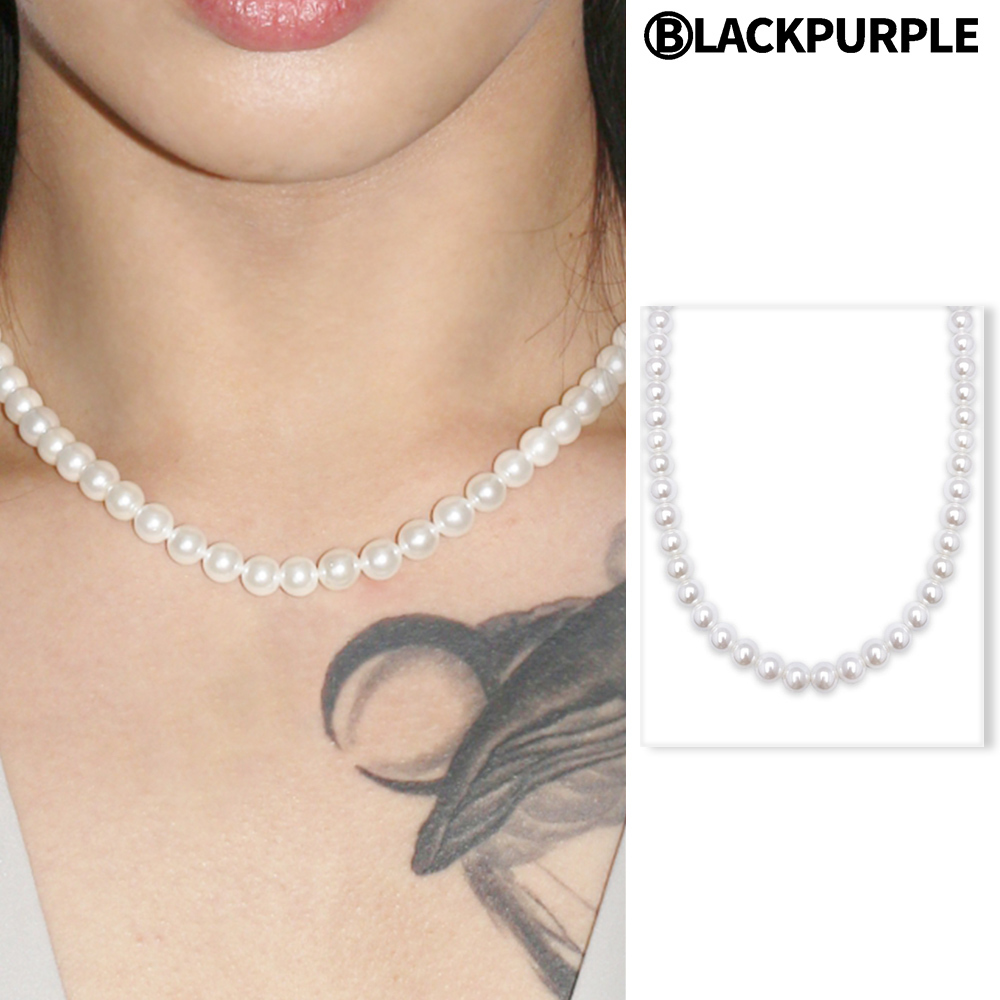 【BLACKPURPLE】blair pearl necklace
