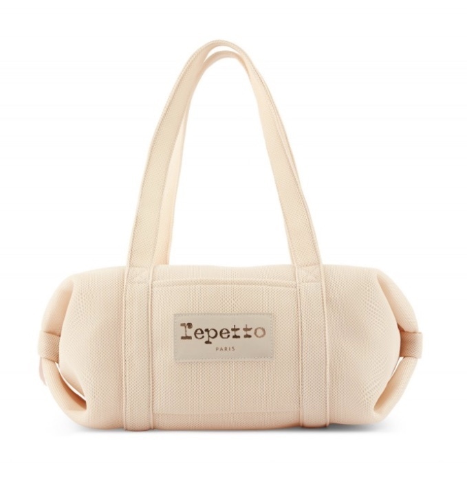メッシュ素材 ダッフルバッグ Mサイズ ピンク ☆ REPETTO