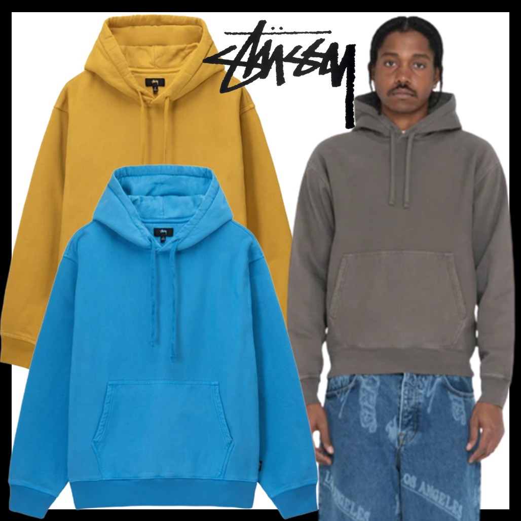 ★送料・関税込★Stussy★PIGMENT DYED FLEECE HOODIE★