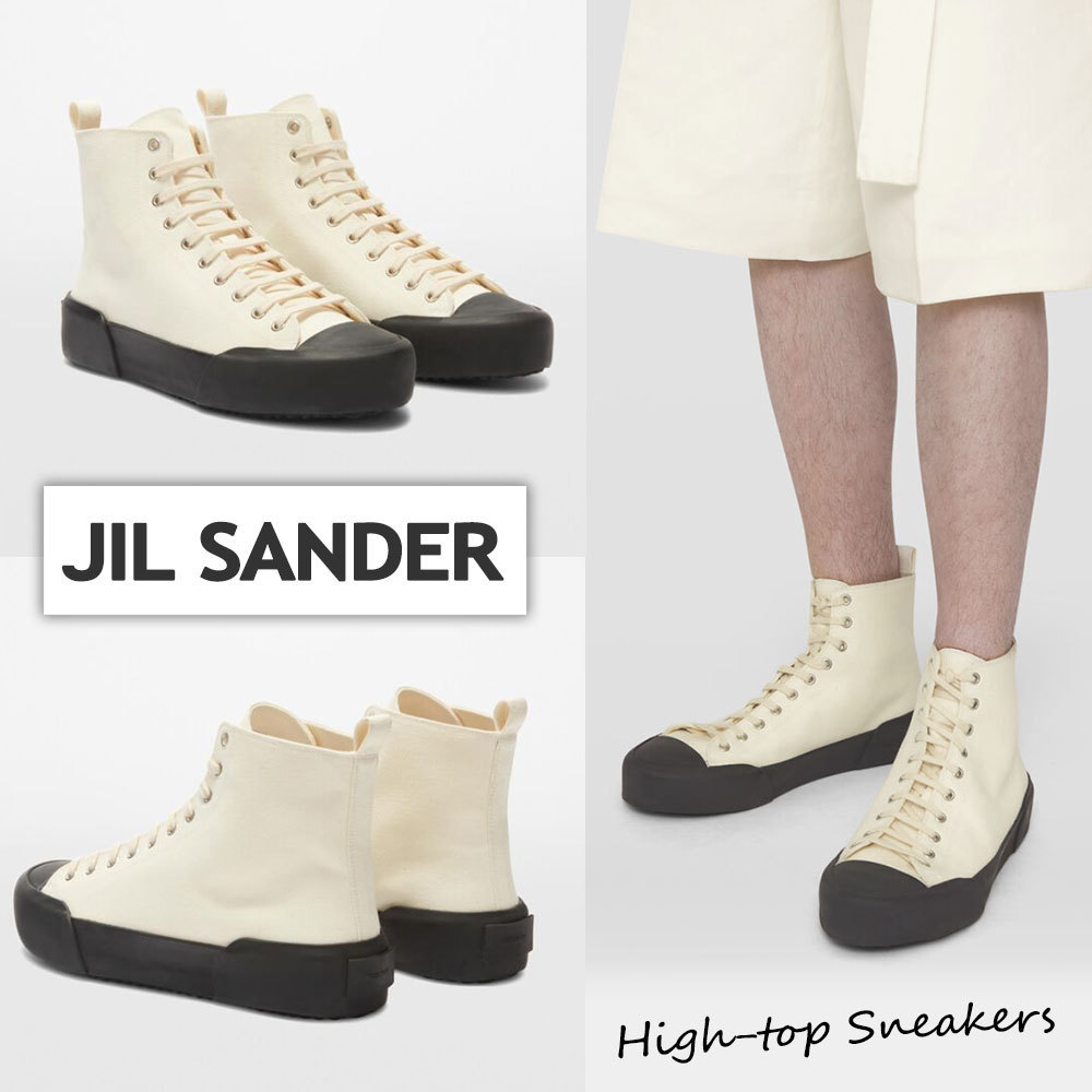 Jil sander＊High-top Sneakers ハイトップ スニーカー＊送料込