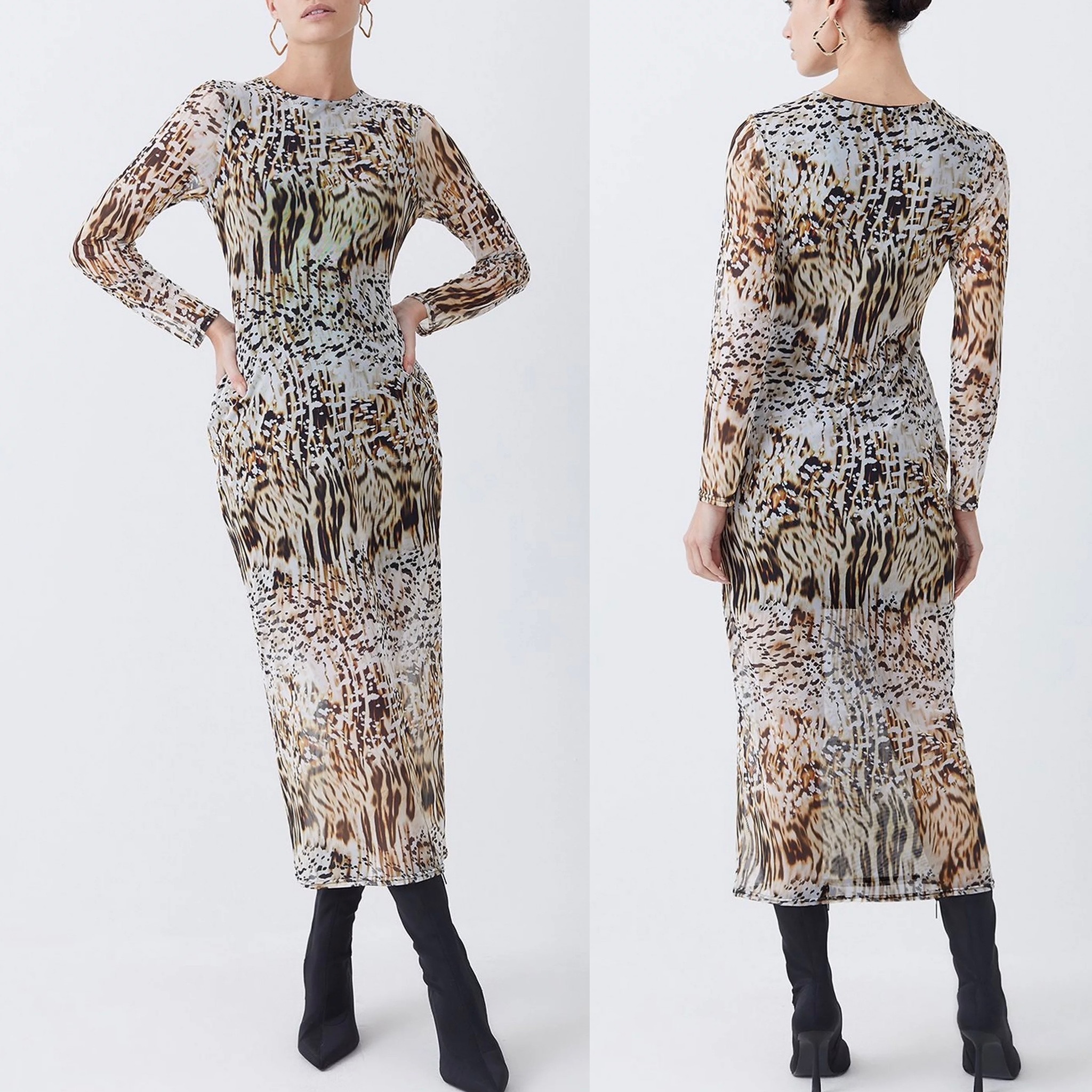 as if calie RIBBON SLIT MAXI DRESS BSA018 ワンピース
