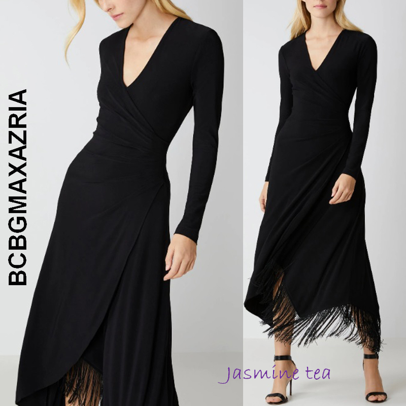 ★セール／即発♪★BCBGMAXAZRIA フリンジドレス★