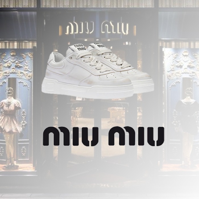 MIUMIU ブリーチドレザー スニーカー 国内正規新品 - medisalud.com.ar