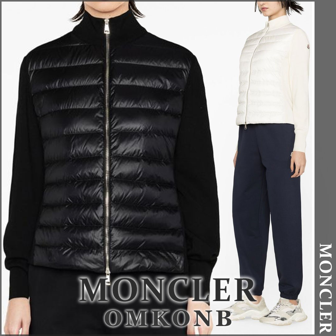 【国内発送・関税込】MONCLER ニットスリーブダウンジャケット