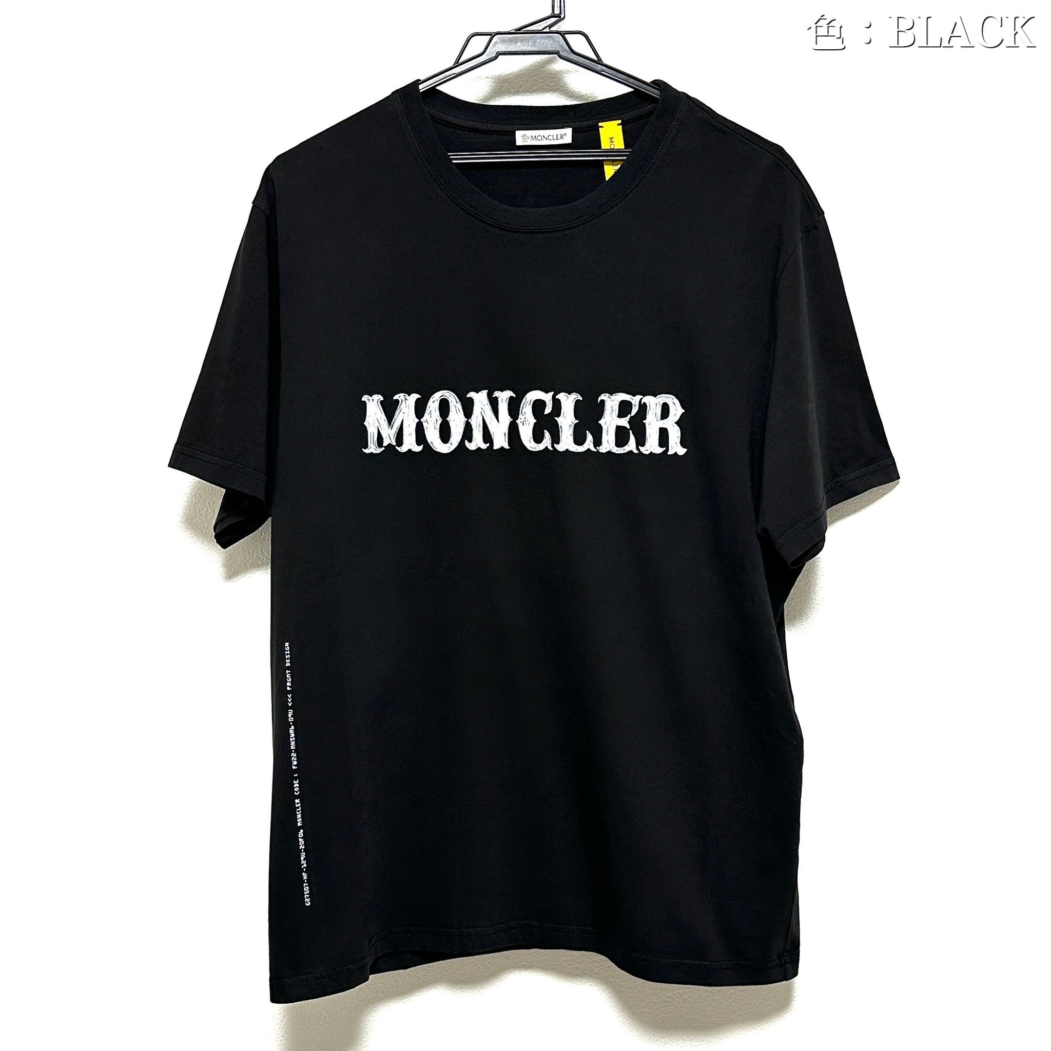国内即発】MONCLER ロゴ コットン Tシャツ 8C00001M2350 (MONCLER/T
