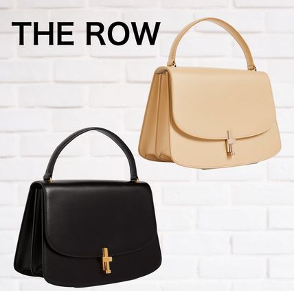 ★THE ROW★Small Leather Sofia Top-Handle Bag ハンドバッグ The Row Sofia 8.75 Leather top Handle bag - Brown - One Size