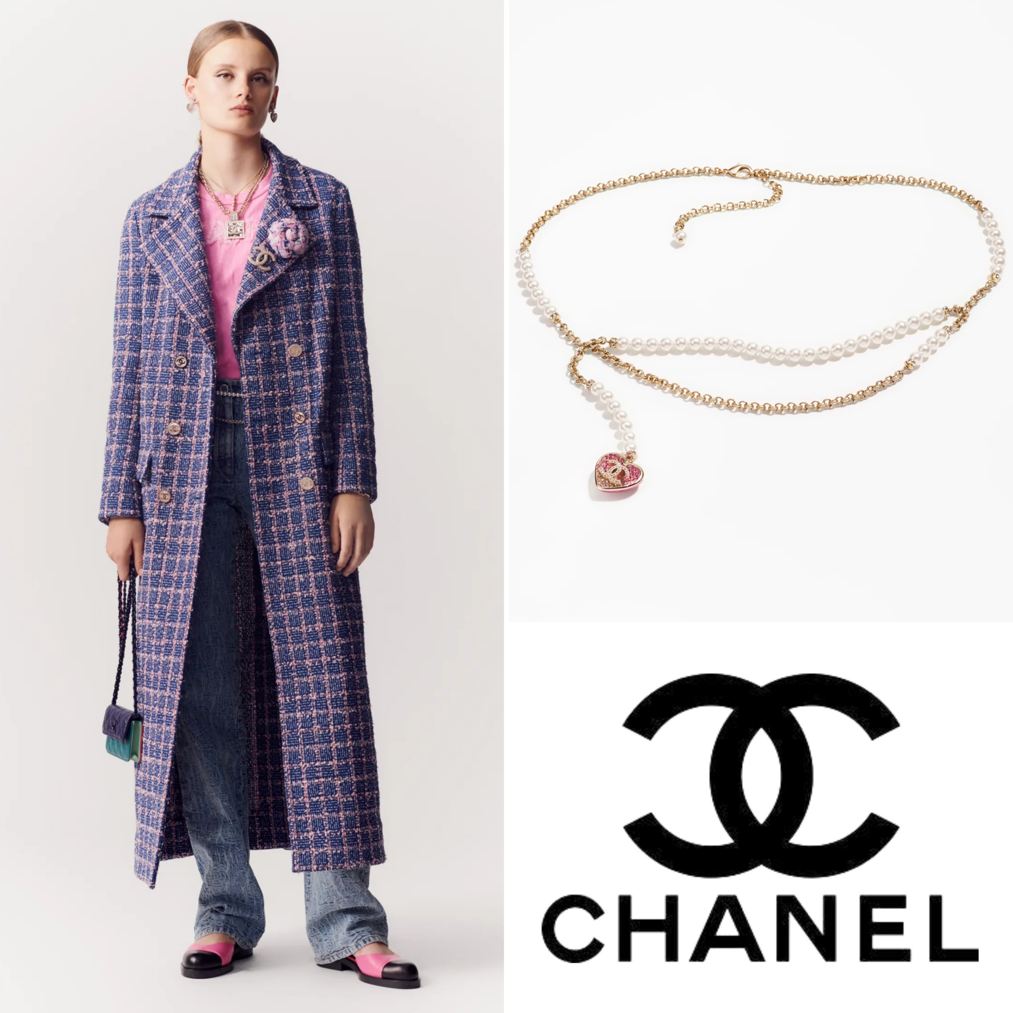 22SS★すぐ届く！ 【CHANEL シャネル】 ベルト パール 関税込