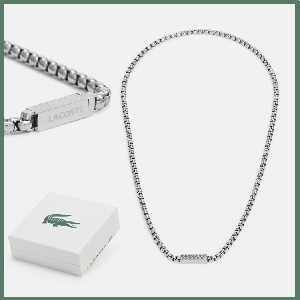 Lacoste☆ロゴ チェーンネックレス