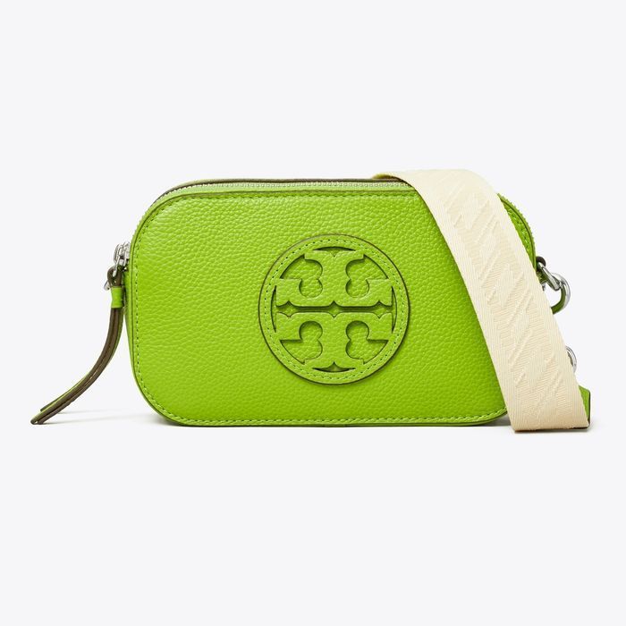 TORY BURCH◇ショルダーバッグ/レザー/YLW/miller nano crossbody