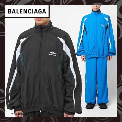 BALENCIAGA Track Unisex Cotton Logo Track Jackets