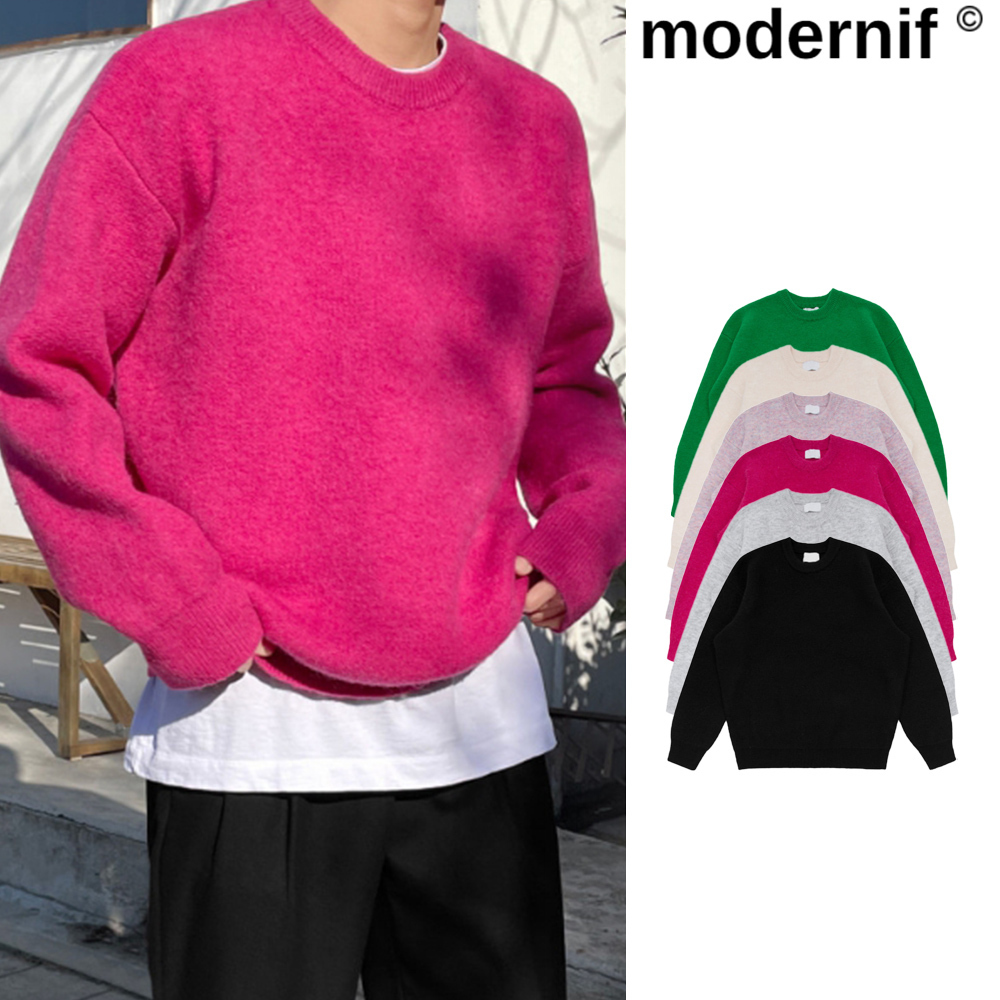 【MODERNIF】Belo Wool Round Knit