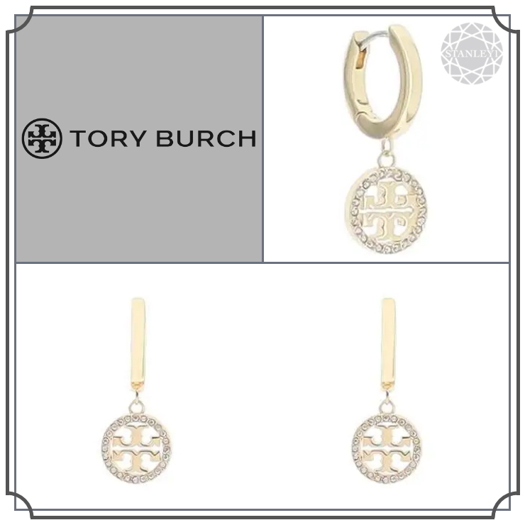【Tory Burch】MILLER ミラー フープピアス ブラス製
