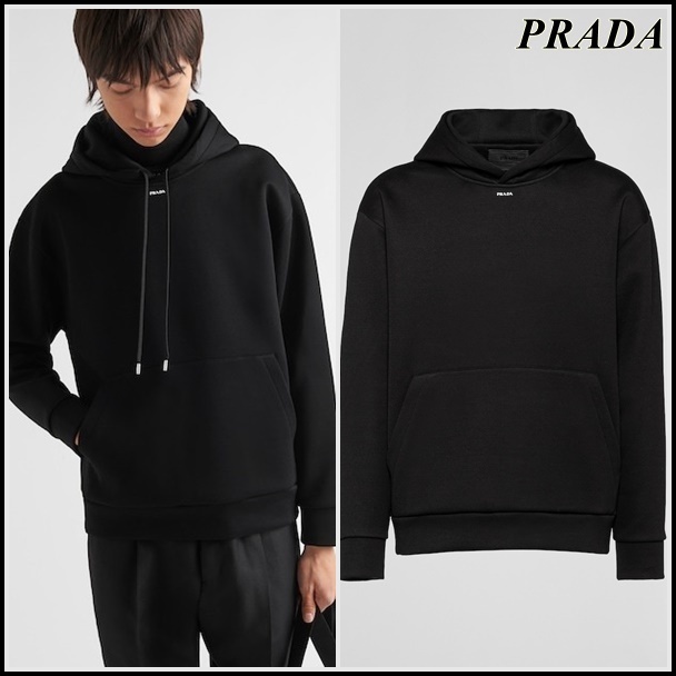 日本製・綿100% PRADA パーカー - 通販 - motelparati.com.br