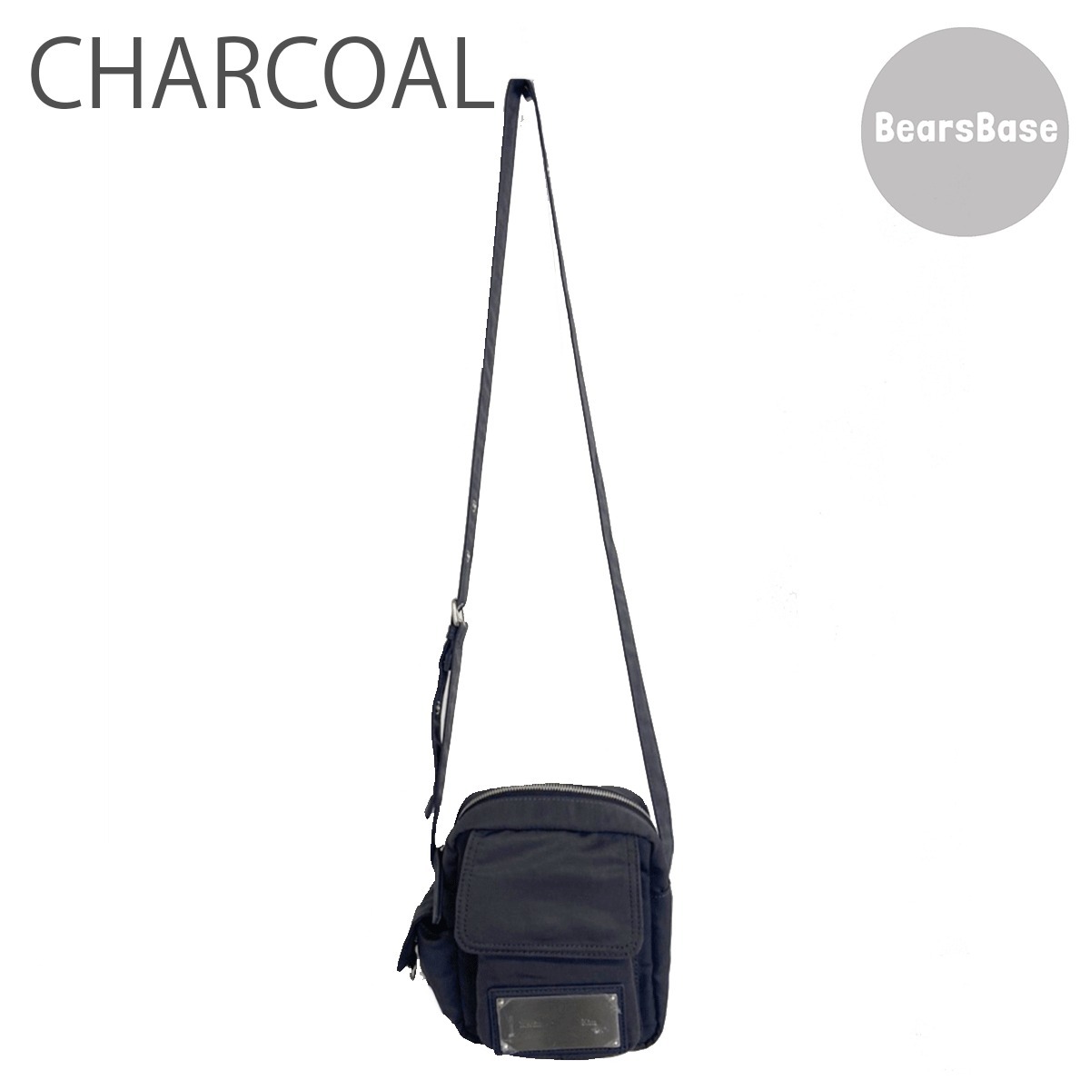 ショルダーバッグ・ポシェット [MATINKIM]padded cargo two way mini bag in charcoal PADDED CARGO TWO WAY MINI BAG IN CREAM – Matin Kim