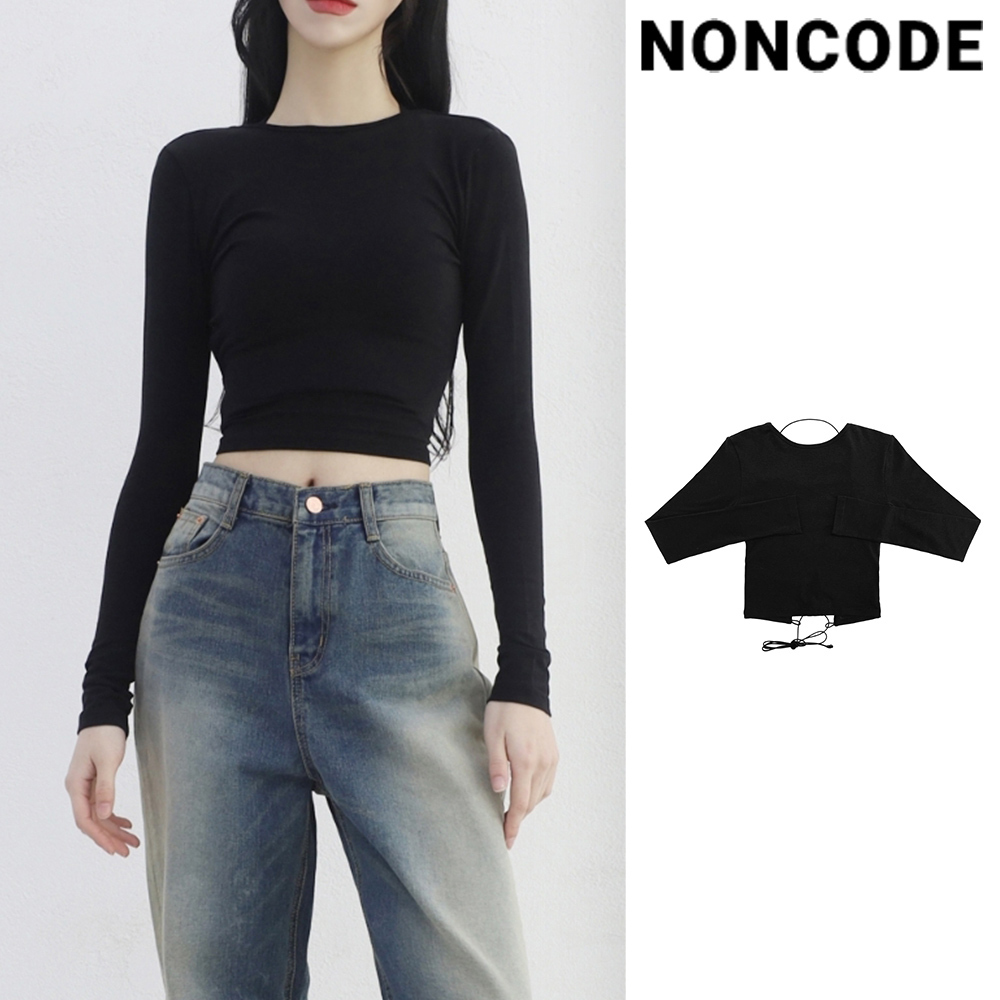 【NONCODE】Morty Back Strap T-shirt