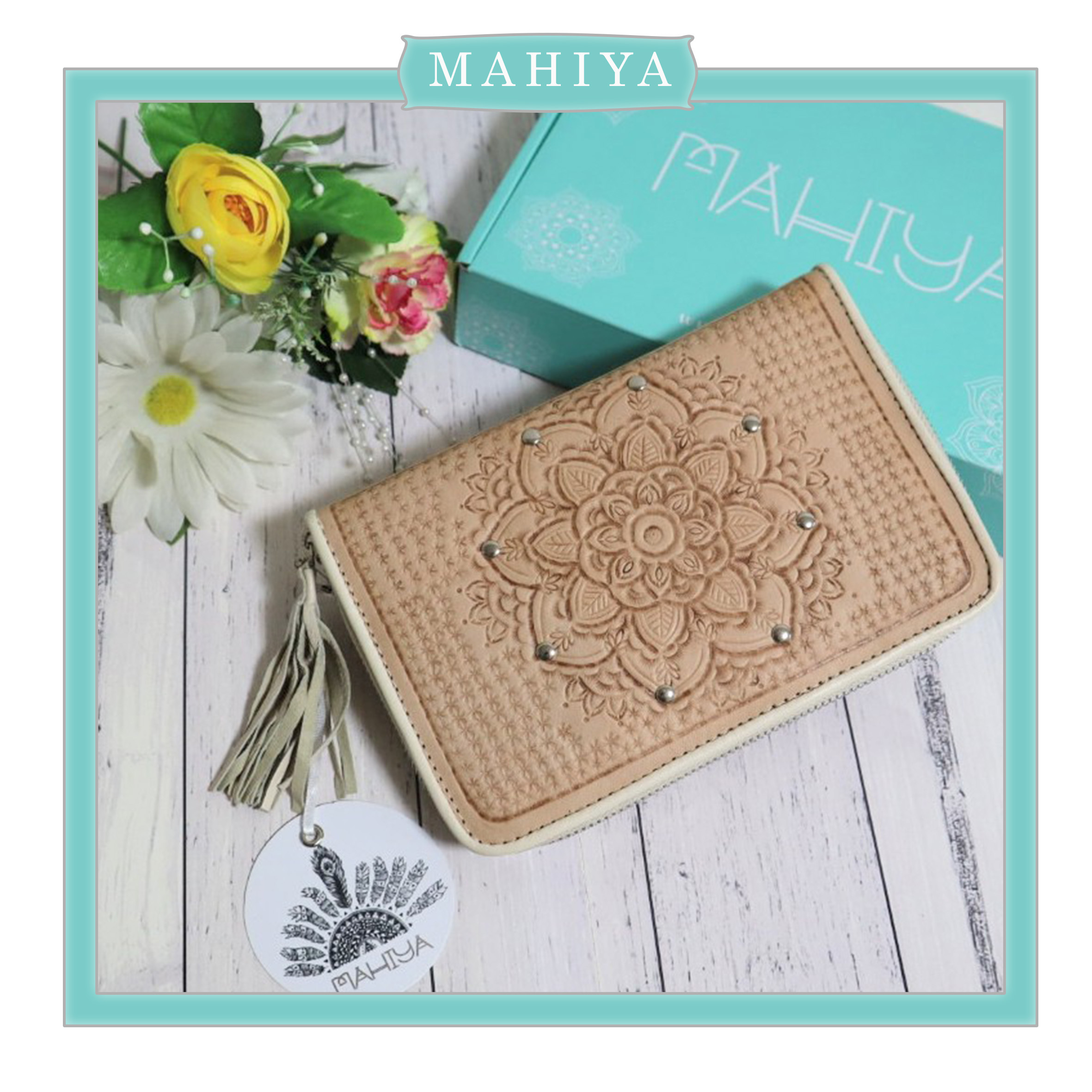 【MAHIYA】ボヘミアン ハンドメイド レザ-長財布 Drifter Wallet