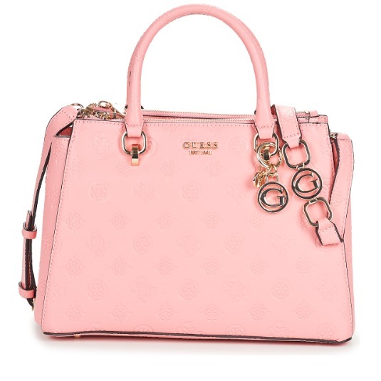 GUESS】GALERIA モノグラム 2WAY ハンドバッグ ピンク (Guess