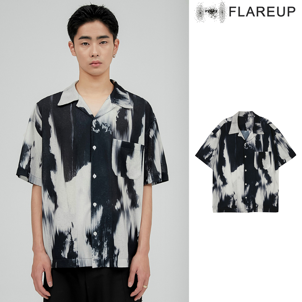 【FLAREUP】E12 Open Collar Shirt
