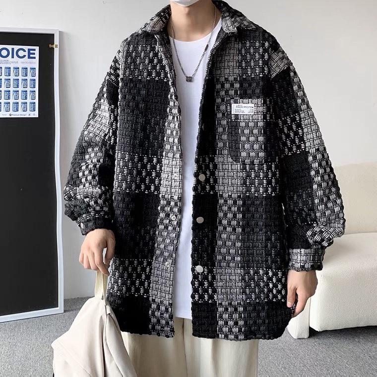 チェックジャケット チェック ジャケット アウター 韓国