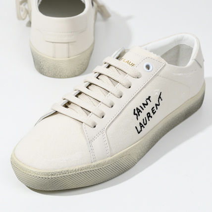 Saint Laurent Low-Top Casual Style Low-Top Sneakers