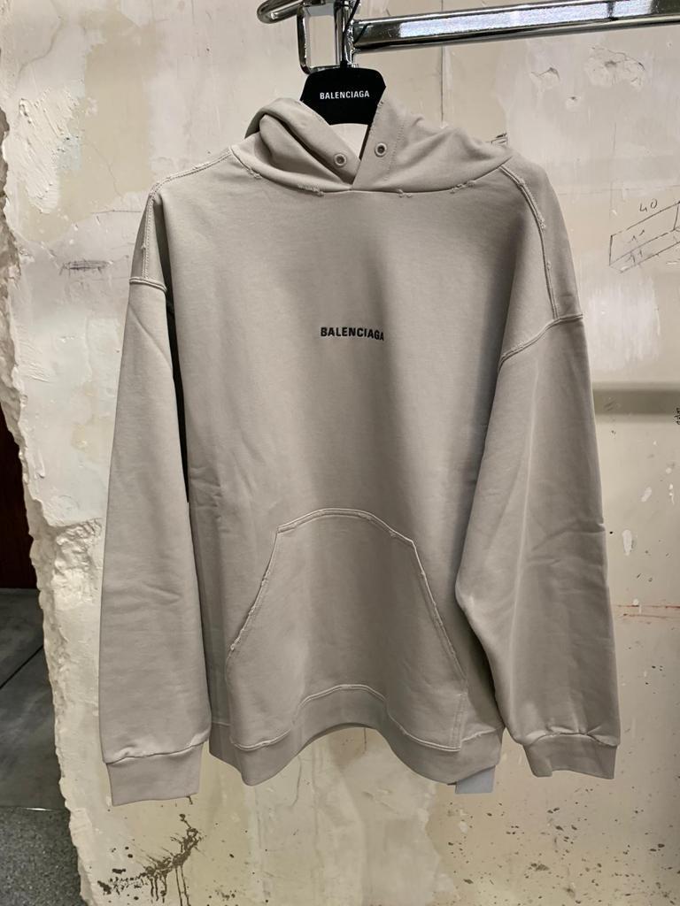 【BALENCIAGA】BALENCIAGA BACK HOODIE ダメージ加工