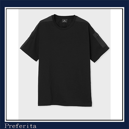 【Paul Smith】Tシャツ ナイロンミックスアップ カーキ ブラック Paul Smith】Tシャツ ナイロンミックスアップ カーキ ブラック T