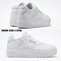 REEBOK★CLUB C EXTRA★厚底 CLOUD WHITE/CLOUD WHITE/PURE GREY