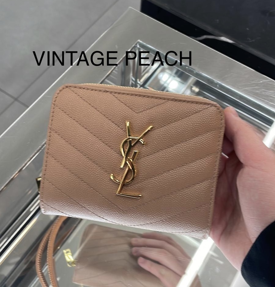 折りたたみ財布 SAINT LAURENT MONOGRAM COMPACT ZIPAROUND WALLET YSL【入手困難】COMPACT ZIP AROUND WALLET☆モノグラム☆ 全色