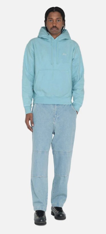 ☆韓国の人気☆【STUSSY】☆OVERDYED STOCK LOGO HOODI.E