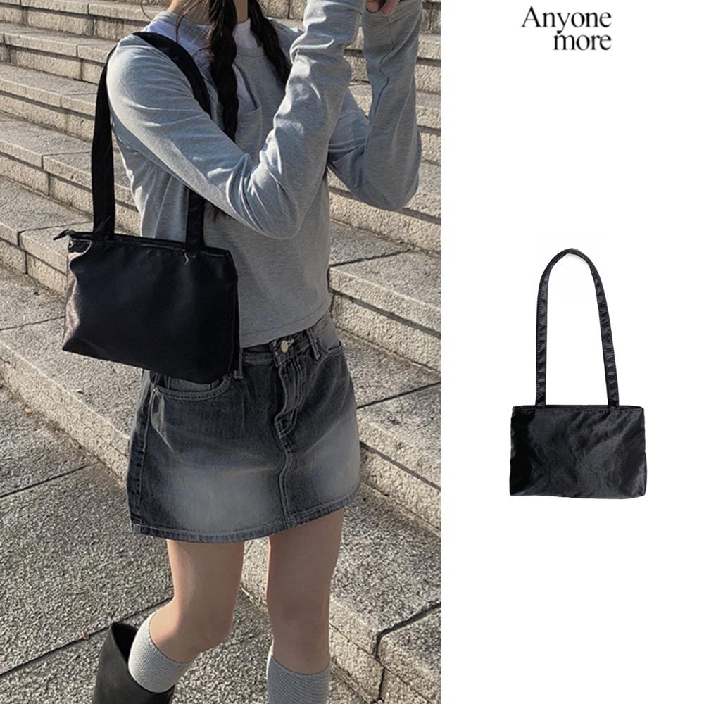 【Anyone more】Baru satin mini shoulder bag