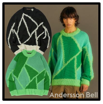 ANDERSSON BELL Sweaters Unisex Street Style Logo Sweaters