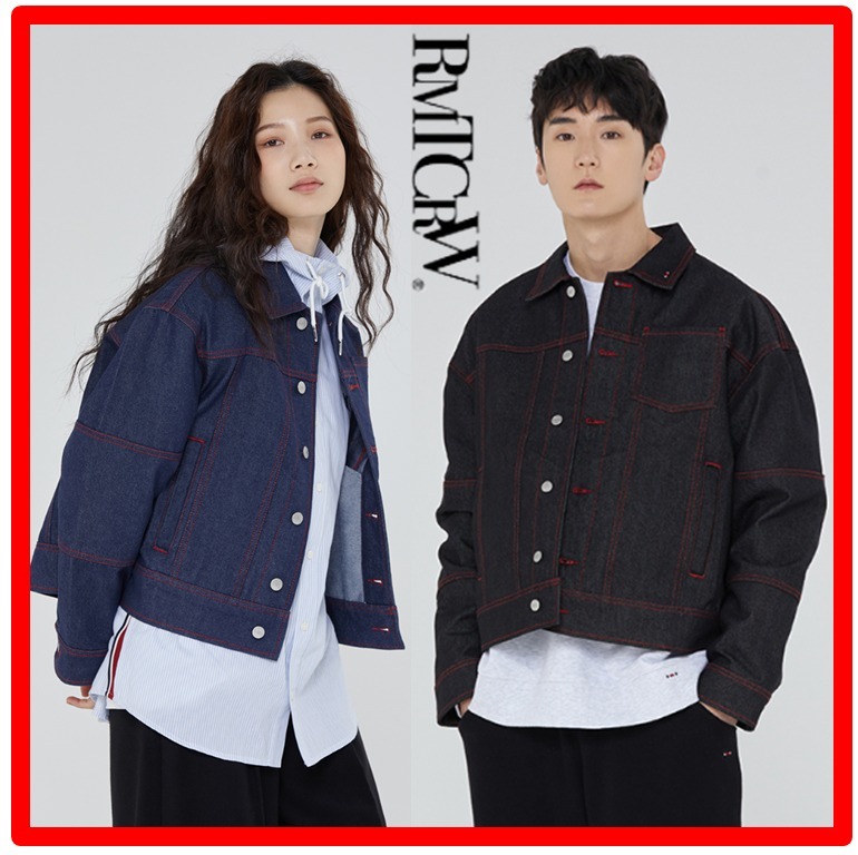 ☆人気☆【ROMANTIC CROWN】☆STITCH DENIM TRUCKER JACKE.T☆