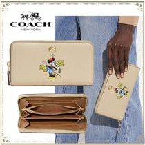 COACH☆【DISNEYXCOACH】アコーディオン ウォレットミニーマウス