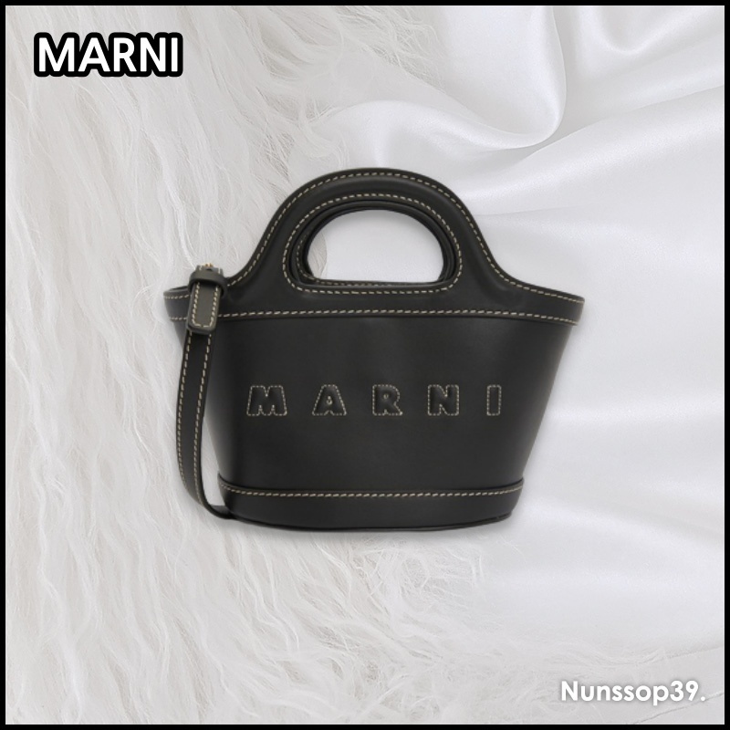《MARNI》 BMMP0096U0 LV589 00N99 TROPICALIA MICRO BAG