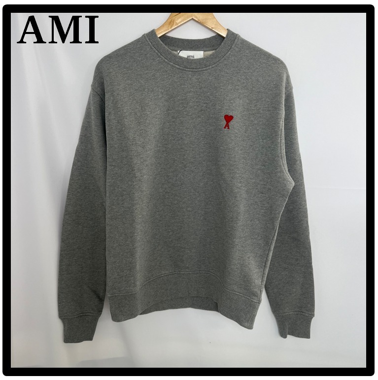 ★関税込★アミ★AMI★Loopback Organic Cotton Sweatshirt★