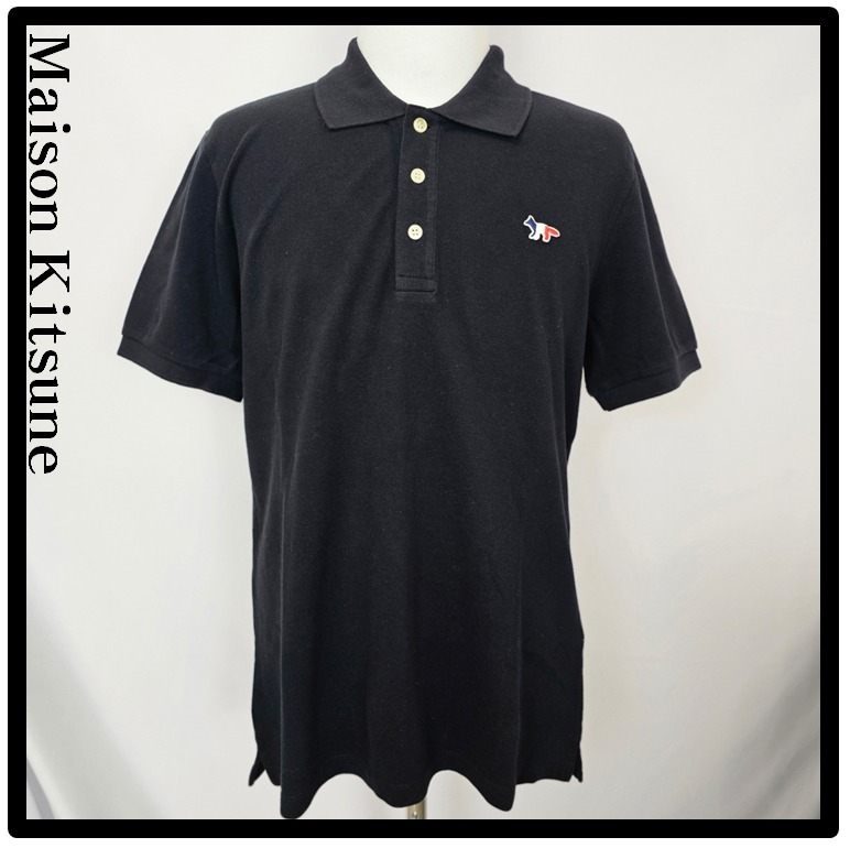 ★関税込★Maison Kitsune★Tricolor Fox Patch Classic Polo★