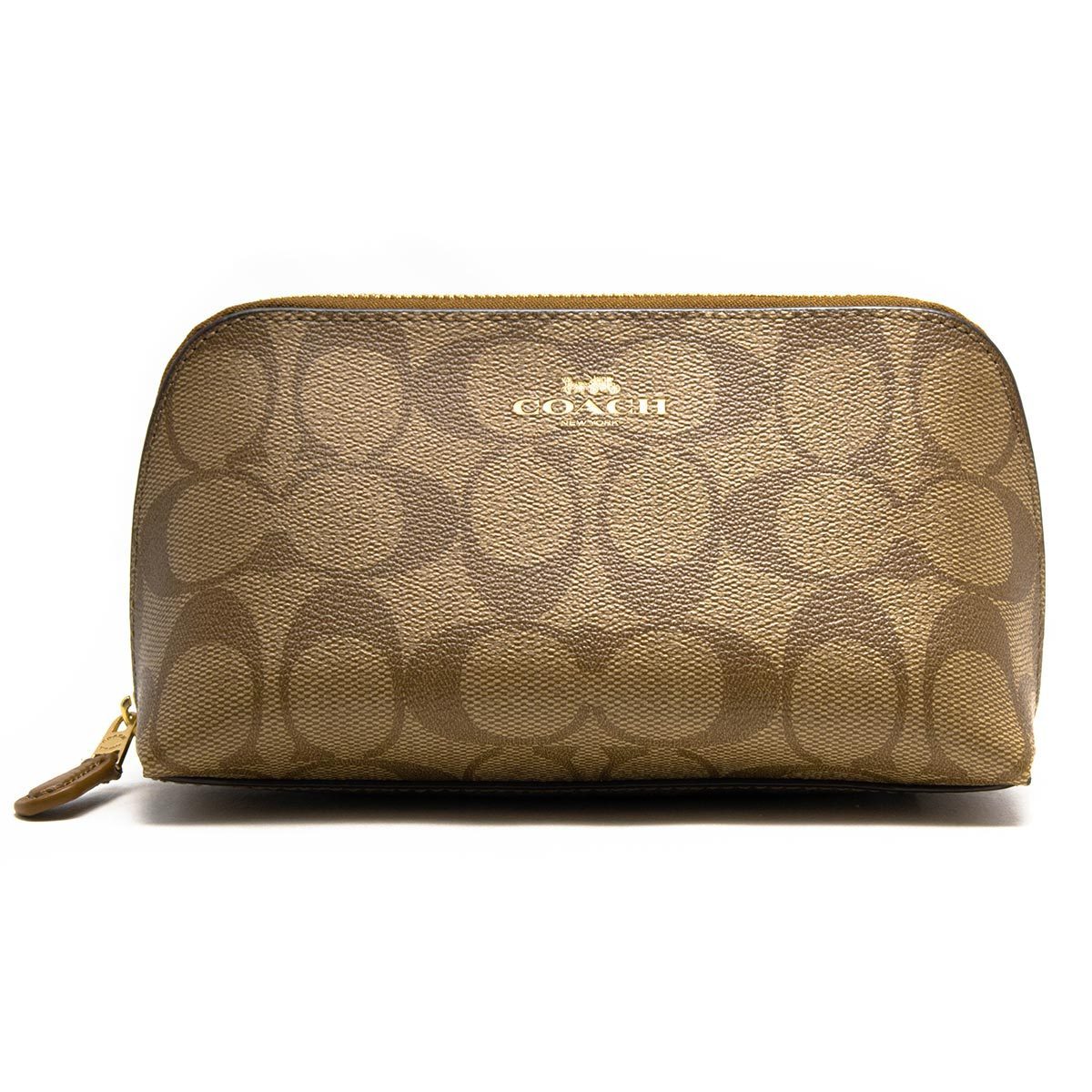 COACH ポーチ カーキベージュ レディース F53385 IMBDX